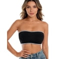 thumbnail image 4 of Women's Strapless Stretch Crop Top, 4 of 5