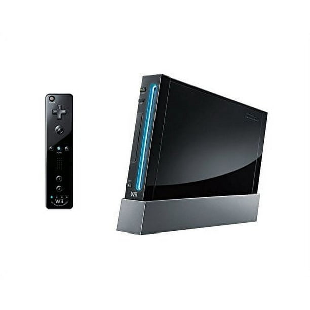 Nintendo - Wii Consola Wii Game System with RetroFam Remote - Negro (Reacondicionado)
