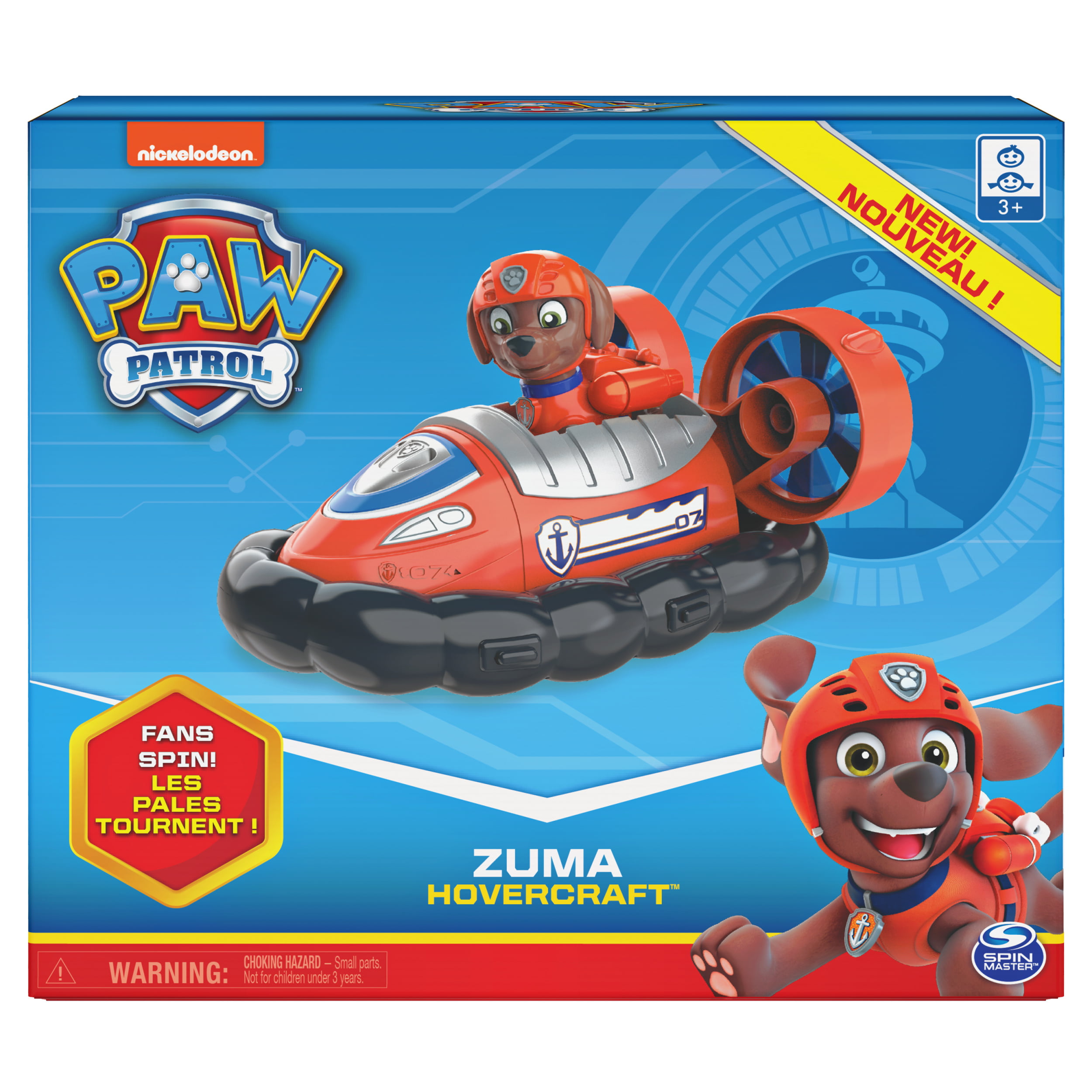 Paw Patrol Zuma Hovercraft Vehicle Spin Master 2018 Nickelodeon #6052303 
