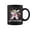 Black, variant on Lottiecorn Personalized Name Dabbing Unicorn Lottie Coffee Mugs