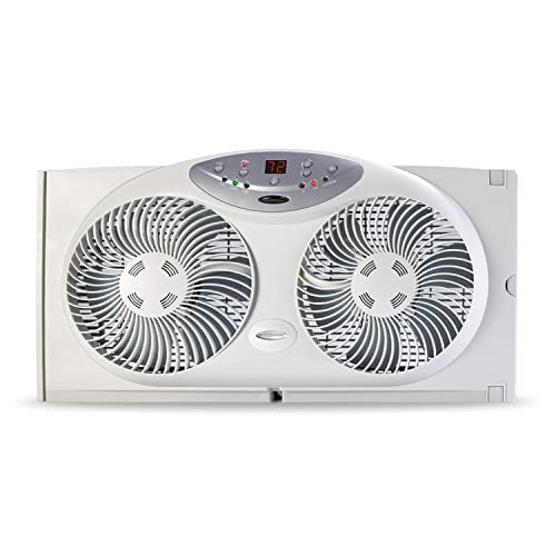 Bionaire BW2300N Twin Reversible Airflow Window Fan with Remote