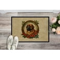 thumbnail image 2 of Carolines Treasures DAC2391MAT 18 x 27 in. Unisex Leonberger Christmas Flowers Doormat, 2 of 5