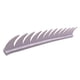 thumbnail image 5 of Motocicleta Dirt Bike Cascos s s Goma Suave Adhesivo Blanco kusrkot Pegatina Cascos Mohawk, 5 of 5