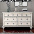thumbnail image 2 of 8pcs Vintage Cabinet Ring Knobs Round Antique Drawer Pulls Handle For Door Cupboard Drop Dresser Single Hole, 2 of 3
