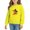 Yellow, variant on Generic Girls Sweatshirts Kids Long Sleeve Tops Cute Crewneck Oversized Hoodless Autumn Casual Top Little Girl Clothes