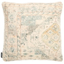 SAFAVIEH Mara 18" x 18" Contemporary Sage Abstract Cotton/Polyester Decorative Pillow