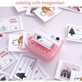 thumbnail image 2 of Cámara para niños con impresión instantánea, cámara de juguete digital HD 1080P con pantalla de 2,0 pulgadas, tarjeta TF, regalo para niñas y niños de 3 a 12 años, color rosa Sincero Electrónica, 2 of 4