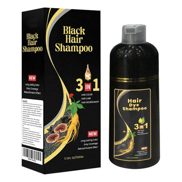 Champú para el cabello para mujeres Champú para el color del cabello para hombres Cobertura - Ingredientes a base de hierbas 500 ml