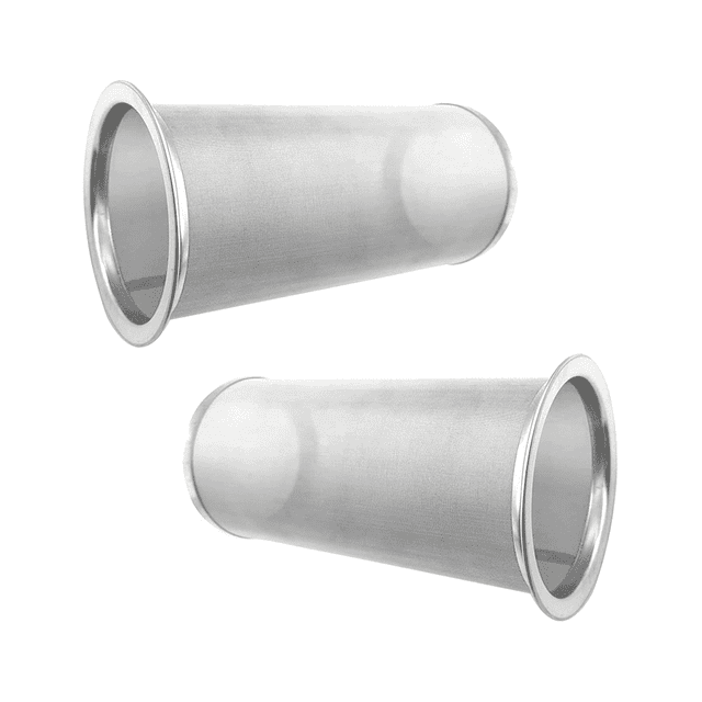 2 Pcs Filtre à Café Réutilisable en Maille pour Pot de Mise en Conserve à Grand Ouverture et Théière Glacée