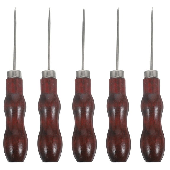 5PCS/Set Hand Sewing Needles Awl Leather Craft Tool Upholstery Carpet Leather Canvas DIY Sewing Accessories
