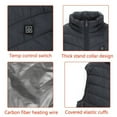 thumbnail image 6 of Limited Time Deal karymi 2 Heating Areas Outdoor Warm Clothing Heated for Riding Skiing Fishing Charging Via Heated Coat Wholesale Gifts for Men Clearance Sales, 6 of 6