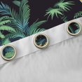 thumbnail image 4 of Feelyou Kawaii Cartoon Dinosaur Curtains Pack of 2 (42x84 Each), Jungle Leaf Botanical Curtains Blackout, Cute Animal Theme Bedroom Curtains, Blackout Curtains Room Decor, 4 of 6