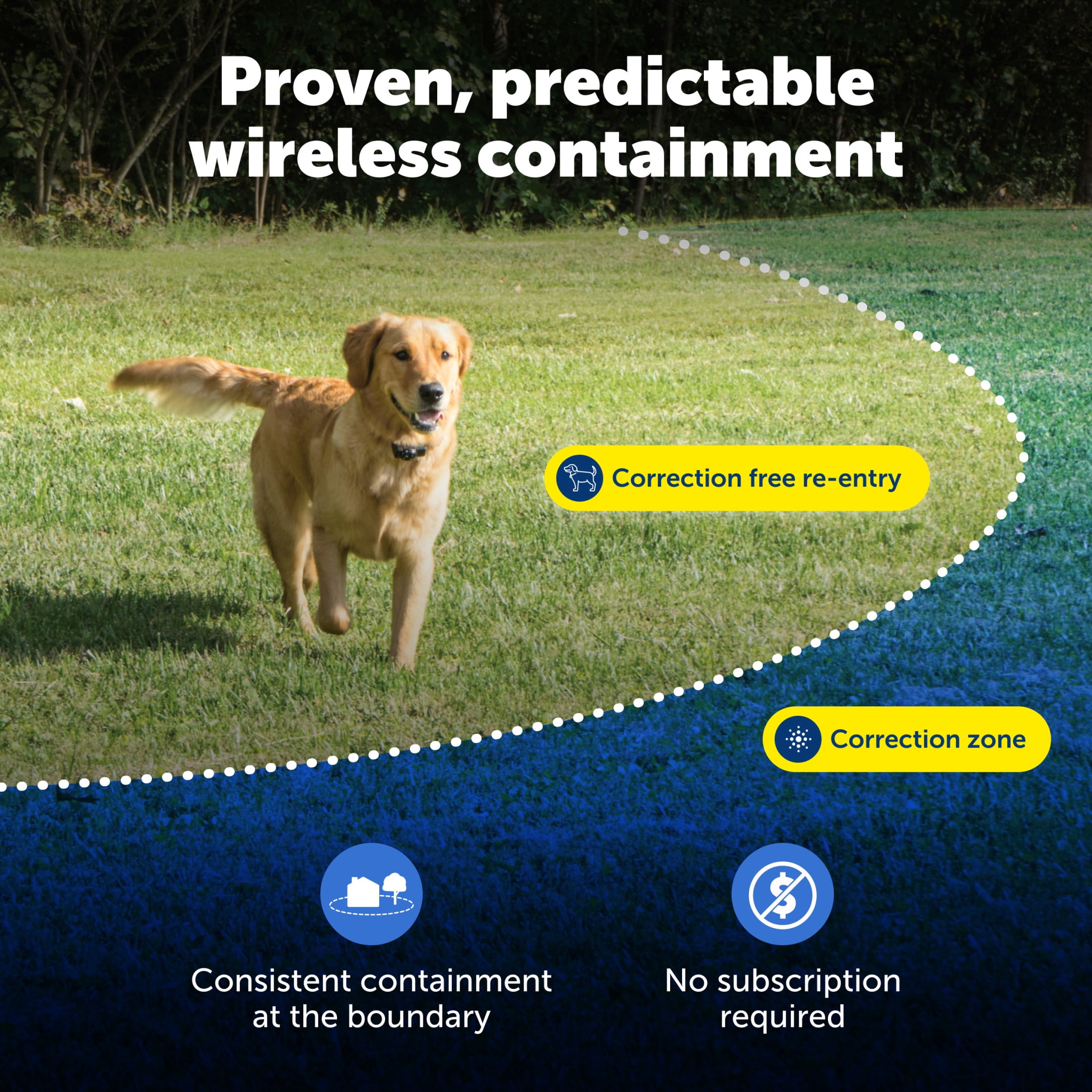 (2 pack) (2 pack) PetSafe Wireless Pet Fence Containment System Receiver Collar Only for Dogs and Cats Over 8 lbs., Waterproof with Tone and Static Correction - from The Parent Company of Invisible Fence Brand