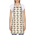 thumbnail image 2 of Fuzoiu Colorful Armadillos Print Waterproof Apron, Kitchen Apron for Women Men Chef, Apron for Christmas Dinner Party Cooking Baking Crafting House Cleaning Kitchen, 2 of 7
