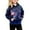Blue, variant on Toddler Girls Graphic Hoodie Long Sleeved Full Print Fashion Pullover Fall Winter Clothes Size 140 , Blue