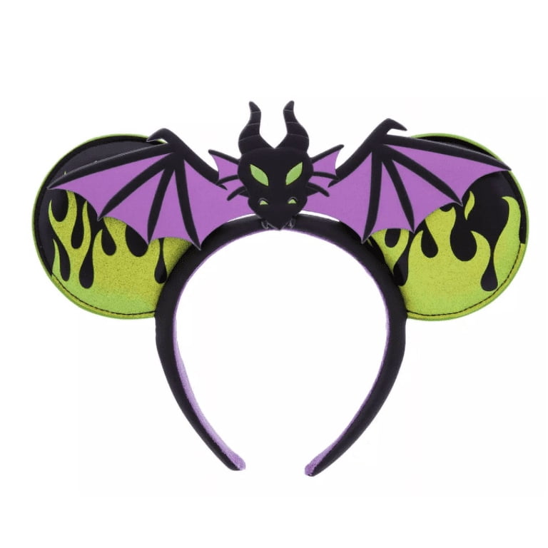 Disney Parks Halloween Maleficent Dragon Ear Headband 