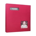 thumbnail image 1 of Yuarrent Álbum de fotos 20 páginas autoadhesivo Sticky Baby Craft película transparente con área de notas conmemorativa tarjeta blanca libro viaje Almacenamiento y organización del hogar Rojo Yuarrent HA074065-01, 1 of 6