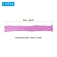 thumbnail image 2 of Uxcell 65cm/26" Medias de Tela de Flor de Nylon para Manualidades DIY, Color Lila, Paquete de 10, 2 of 7