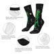thumbnail image 4 of Fotbe Space Dino Cartoon Black Calcetas Largas con Estampado para Hombre y Mujer – Calcetas de Compresión Transpirables y Elásticas, Viajar y Uso Diario Talla 5-11, 4 of 6