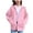 Pink, variant on Shachafan Kids Zip Up Hoodie With Cat Ear Design For Girls – Casual Fashion Sweatshirt For Everyday Wear 4t Girl Sweater