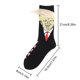 thumbnail image 4 of Calcetines Trump Con Pelo Falso 3D para Hombres Y Mujeres () Blanco, 4 of 4