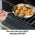 thumbnail image 2 of Lagostina Q939SC64 Tri-Ply Stainless Steel Multiclad Dishwasher Safe Oven Safe Glass Lid Cookware Set , 12-Piece, Silver, 2 of 7