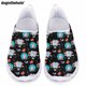 thumbnail image 1 of Doginthehole - Zapatos planos informales para mujer, con dibujos de dientes, para hospital, enfermería, zapatillas de deporte de malla transpirables y cómodas para verano, 1 of 5