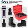 thumbnail image 3 of O2  Sensor Socket Thread Chaser Set, Automotive O2  Sensor Socket, Offset 02 Sensor Wrench  and Thread Chaser Tool, 3 of 7