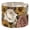 Color 3, variant on Linen Drum Lamp Shades Bohemian Vintage Floral Roses Daisies 13" x 13" x 10" Lampshade for Table Lamps Floor Lamps Lamp Shade Replacement Easy Assembly Required