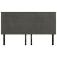 thumbnail image 3 of vidaXL Headboards 4 pcs Dark Gray 31.5"x2"x30.7"/34.6" Velvet, 3 of 75