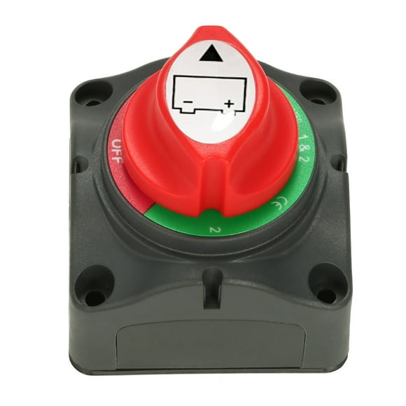 Isolator Disconnect,Switch Car Rv Main Switch 4 12v/24v Dual Battery Switch 300a Battery Dual Battery Switch Battery Main Switch Position Switch Car 300a Battery Main Battery Isolation Switch Qahm