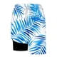 thumbnail image 5 of Ceisia Men's Blue & White Palm Leaf Print Loose Fit Quick Dry Beach Shorts with Inner Lining Multicolor L Gifts, 5 of 7