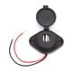 thumbnail image 3 of Adaptador de toma de corriente con cargador USB dual LED - 12-24V 3.1A - Moto Coche Barco ATV UTV, 3 of 9