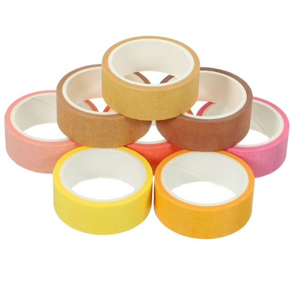 HEALEEP 8 Rolls Decorative Tape Decor Tape 12.20X4.00X4.00CM
