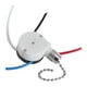 thumbnail image 1 of Interruptor de cadena de 3 velocidades y 4 cables, fácil instalación, accesorio para lámparas de pared, versátil control de luz de pared, interruptor Plata, 1 of 8