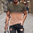 thumbnail image 2 of Birdeem Chemises pour Hommes Hommes Imprimé Fallow Col Rond T-Shirt Décontracté Mode Manches Courtes, 2 of 12