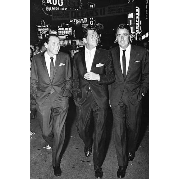Ocean's Eleven Frank Sinatra Peter Lawford Dean Martin Las Vegas 24x36 Poster