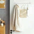 thumbnail image 6 of Portable Door Towel Hanger,QZS Durable Moving 6-Hook Coat Towel Hanger Rack,1 Pcs Reusable Bathroom Towel Rack Organization,White, 6 of 6