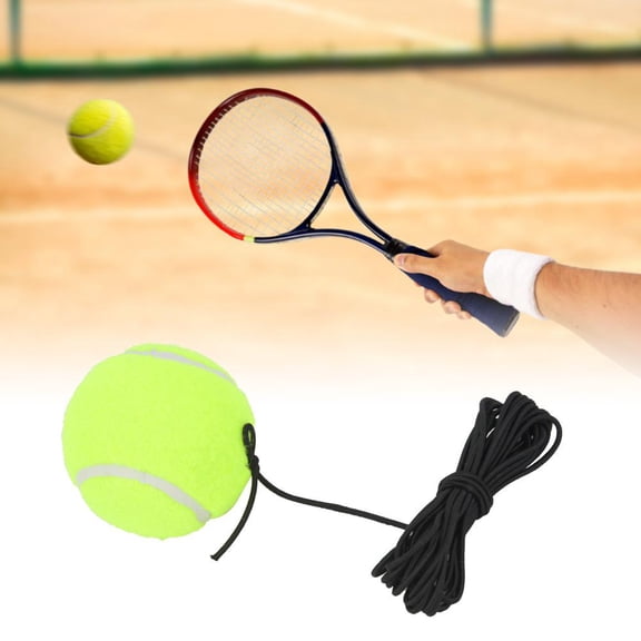 ACOUTO Tennis Beginner Training Ball with  Elastic Rubber String For Single Practice, Tennis Training Ball, Tennis Ball Single Practice