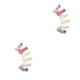 thumbnail image 2 of Minnieouse 6 piezas de medias para niños, calcetines tobilleros transpirables de algodón, cómodos de usar, manguera de estilo Simple, color Chica de puro color 8-10 2Conjunto, 2 of 6