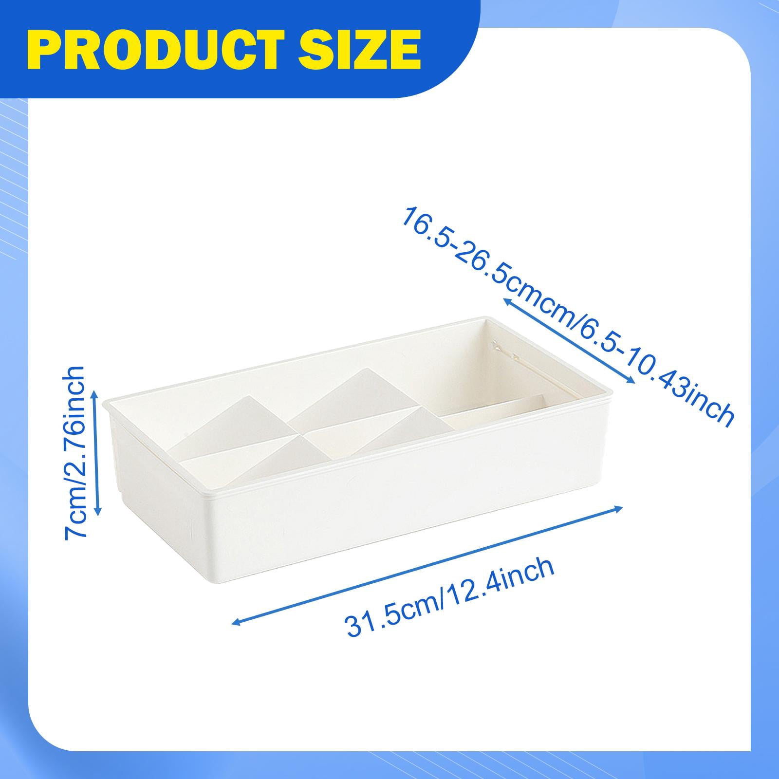 TISHITA Cutlery Storage Box, Utensil Sorter Box, Expandable Cutlery Tray, Silverware Drawer Organizer for Restaurant Kitchen Bar Cafe