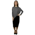 thumbnail image 7 of Women's Midi Length Color Blocked Comfy Dress, 7 of 7