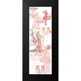 thumbnail image 2 of Bailey, Ann 11x24 Black Modern Framed Museum Art Print Titled - Fashion Floral, 2 of 5