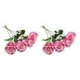 thumbnail image 1 of relayinert 10pcs/set Celebrate Christmas In Style Stunning Silk Flower Arrangements – Many Colors Available Can Change The Shape Light Pink color 2Set, 1 of 6