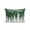 Green, variant on Christmas Tree Outdoor Throw Pillows with Inserts Set of 2, 12"x20" White Pines Tree Silhouette Snowflake Country Beige Waterproof Patio Pillows for Chair Back Support, Sofa & Bench