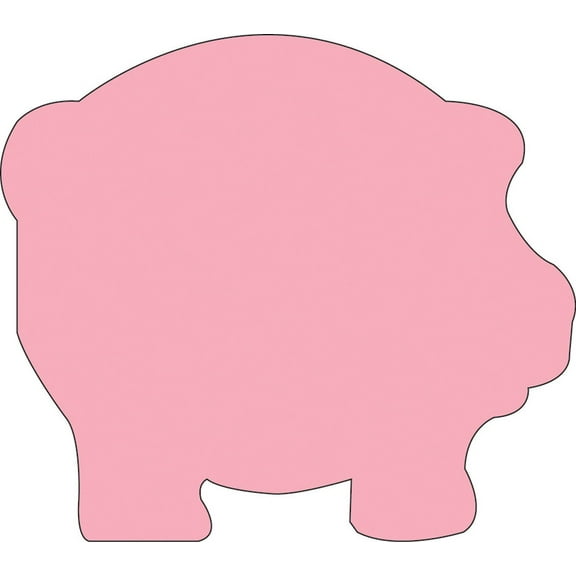 Sticky Shape Notepad - Pig