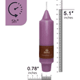 thumbnail image 3 of Smokeless Advent Candles Purple Candlesticks -Pink Candle Stick Short Tapered Candles 5 inches Christmas Advent Pillar Candle for Holidays, Church, Devotional, Celebration, Party, Set of 4, 3 of 6