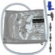 thumbnail image 1 of Cuff Compatible With Omron 9u201d-21u201d Inches (22-53cm) Xl Pressure Adult Arm Bp Replacement Cuff For Big Arm, Grey-good, 1 of 5