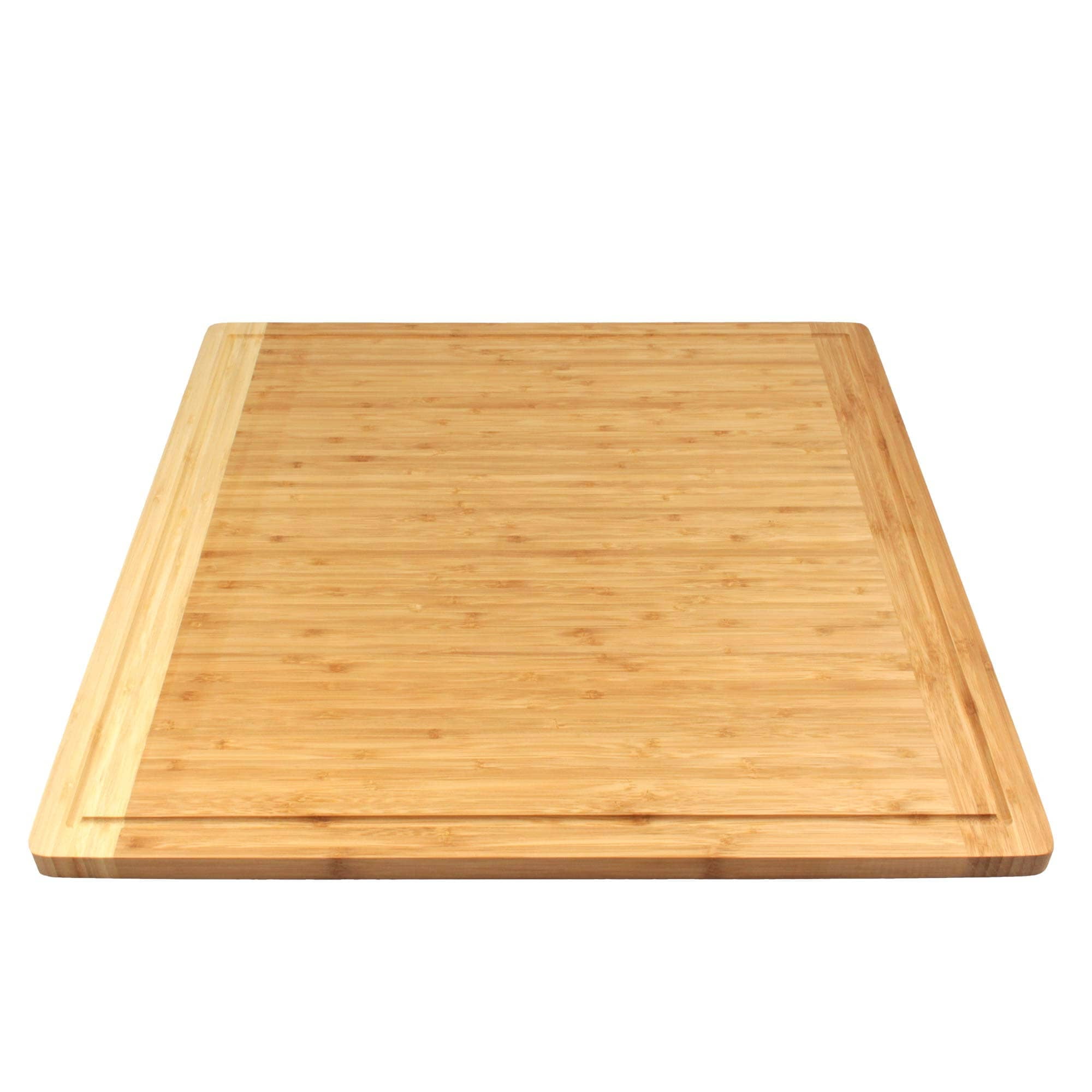 BambooMN Heavy Duty Premium Extra Large Thick Bamboo Cutting Board - 24 x  18 x 1.5 (Grooved)