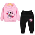 thumbnail image 3 of Traje de primavera y otoño para niñas de Disney, ropa para niñas pequeñas, sudaderas con capucha y pantalones deportivos, conjuntos de 2 piezas, chándal de moda para niños pequeños, 3 of 5